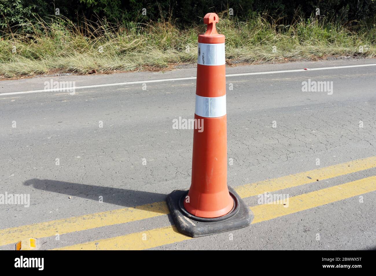 Yellow Traffic Cone High Resolution Stock Photography and Images Alamy