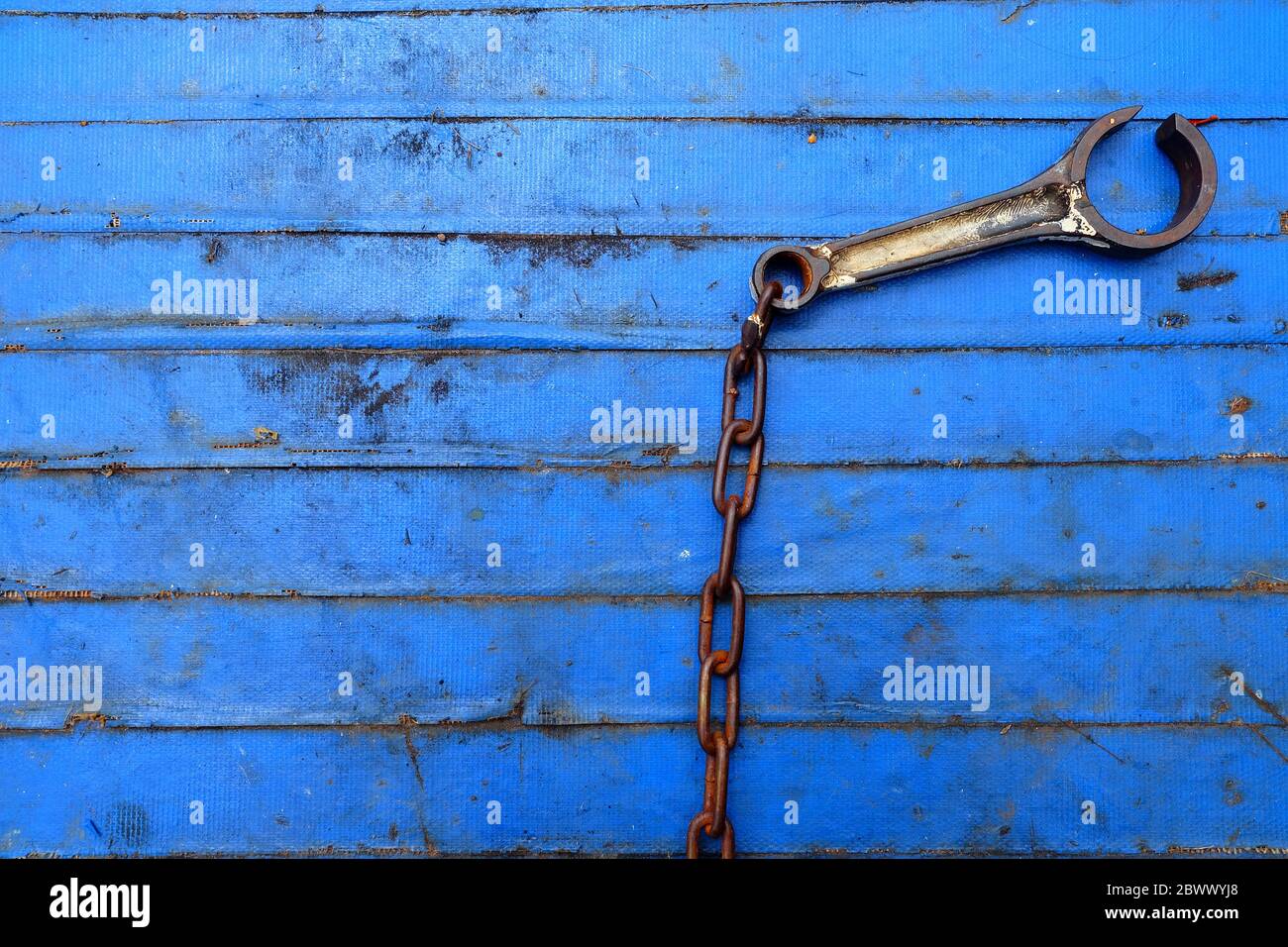 D.I.Y. Soft Drink Bottle Opener, Made from Connecting Rod Stock Photo