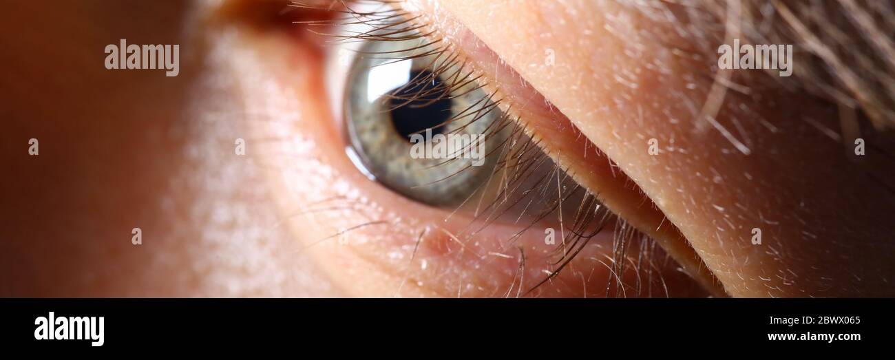 Extreme close up eye man hi-res stock photography and images - Alamy