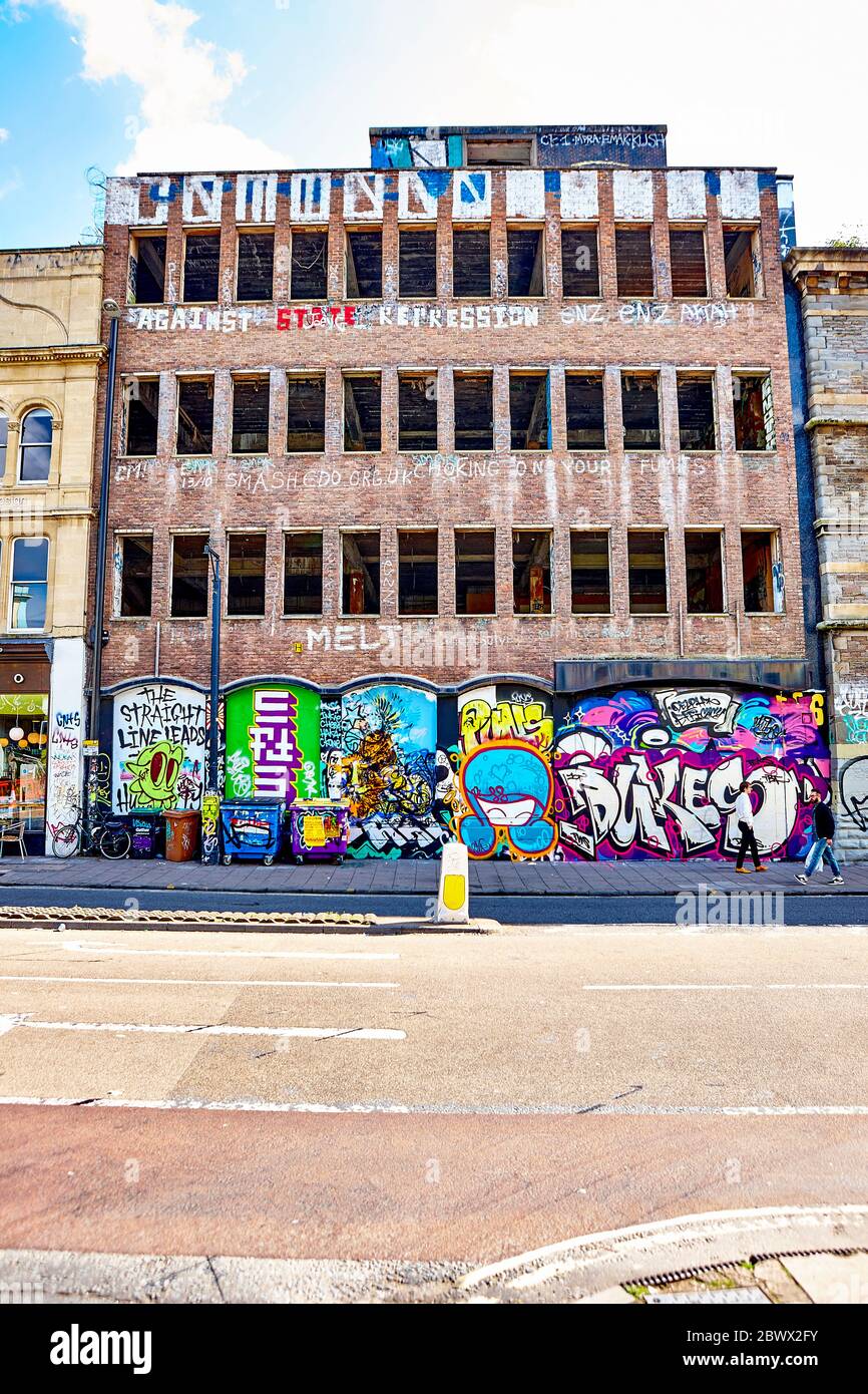 Street Art in Bristol, England UK Stock Photo - Alamy