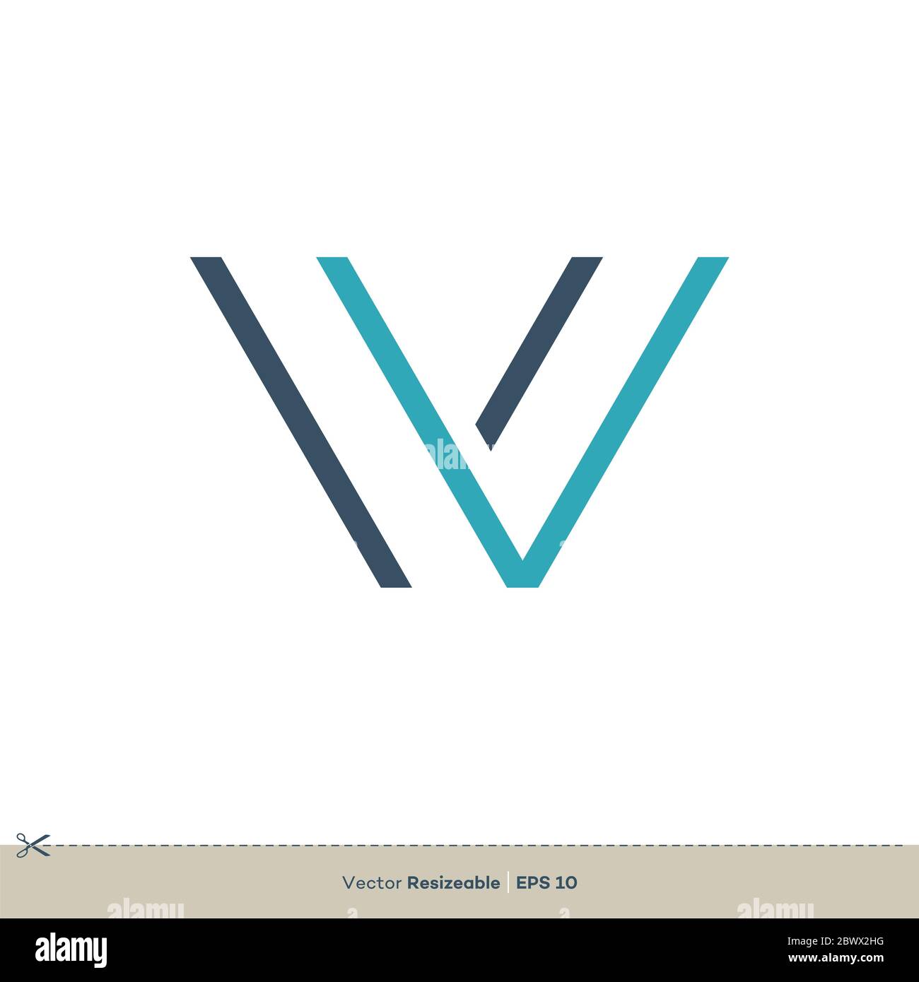 Letter V Logo Template Illustration Design. Vector EPS 10 Stock Photo ...