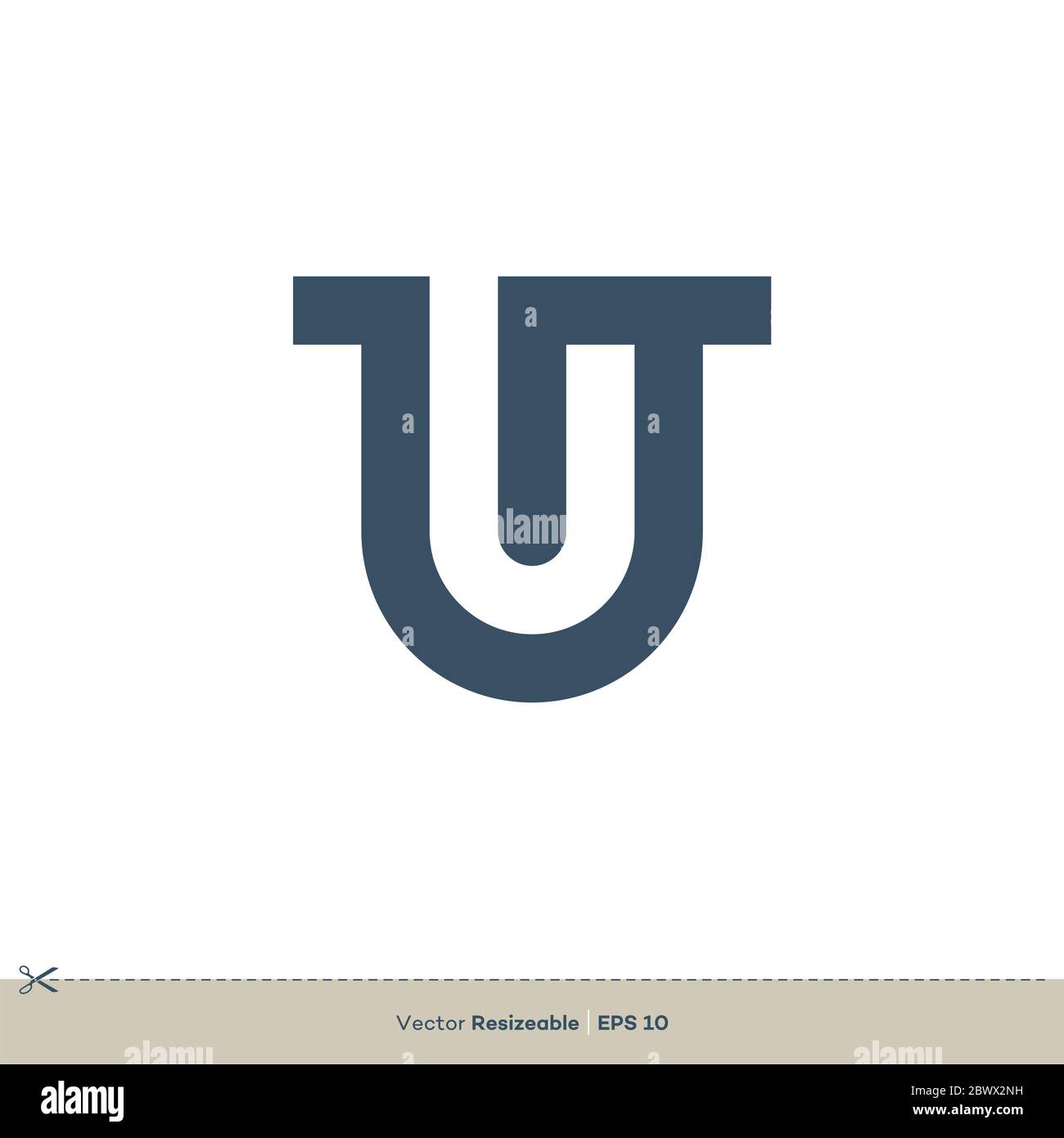 Letter U Logo Template Illustration Design. Vector EPS 10 Stock Photo ...