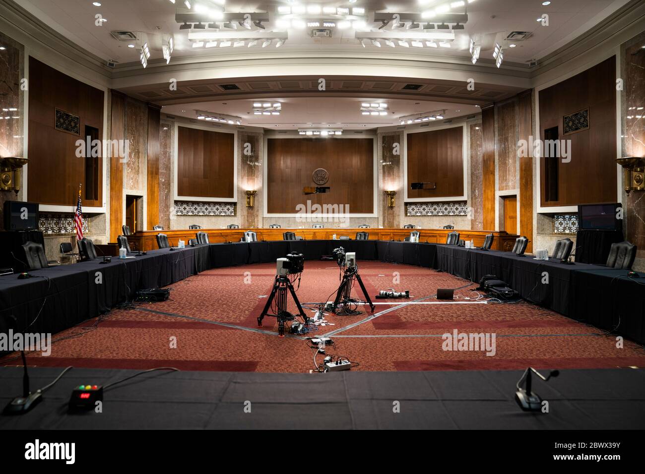 The Room In The Dirksen Senate Office Building Where Former Deputy Attorney General Rod Rosenstein Will Testify Before A Republican Led Senate Judiciary Committee Hearing On Ecrossfire Hurricane I The Fbi S Probe Into Russian