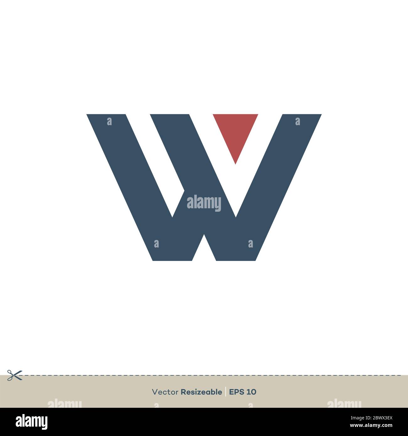 Letter W Logo Template Illustration Design. Vector EPS 10 Stock Photo ...