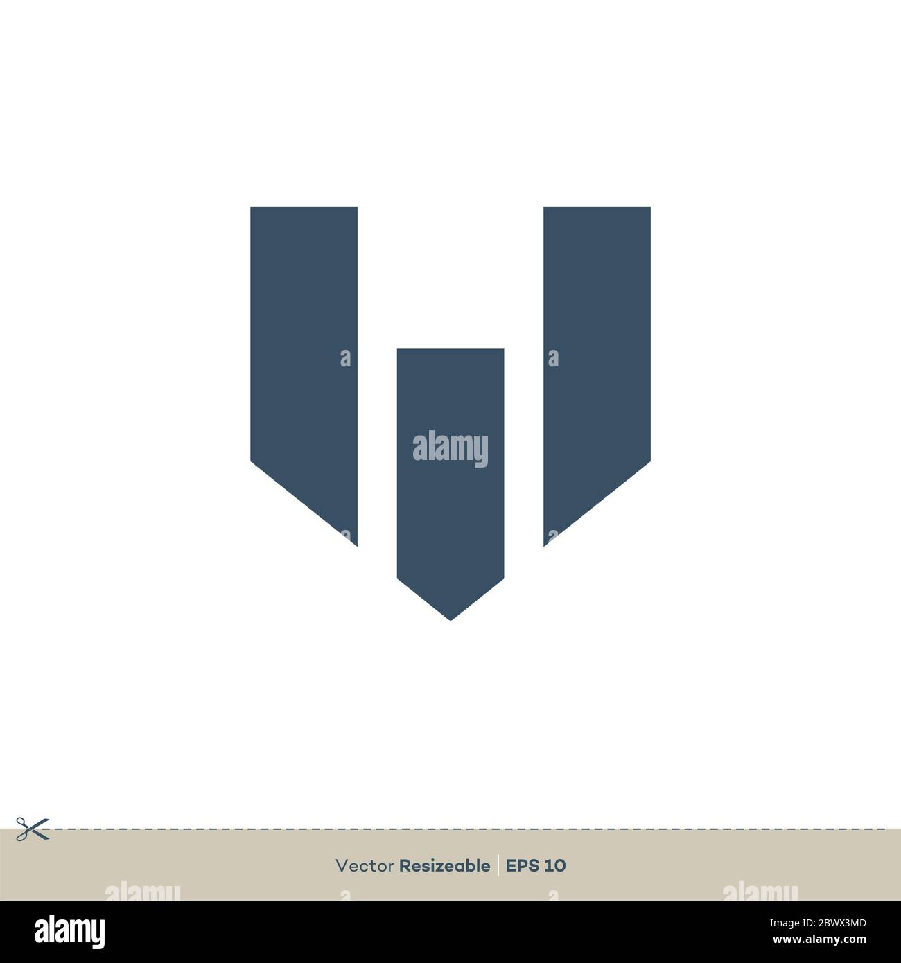 Letter W Logo Template Illustration Design. Vector EPS 10 Stock Photo ...