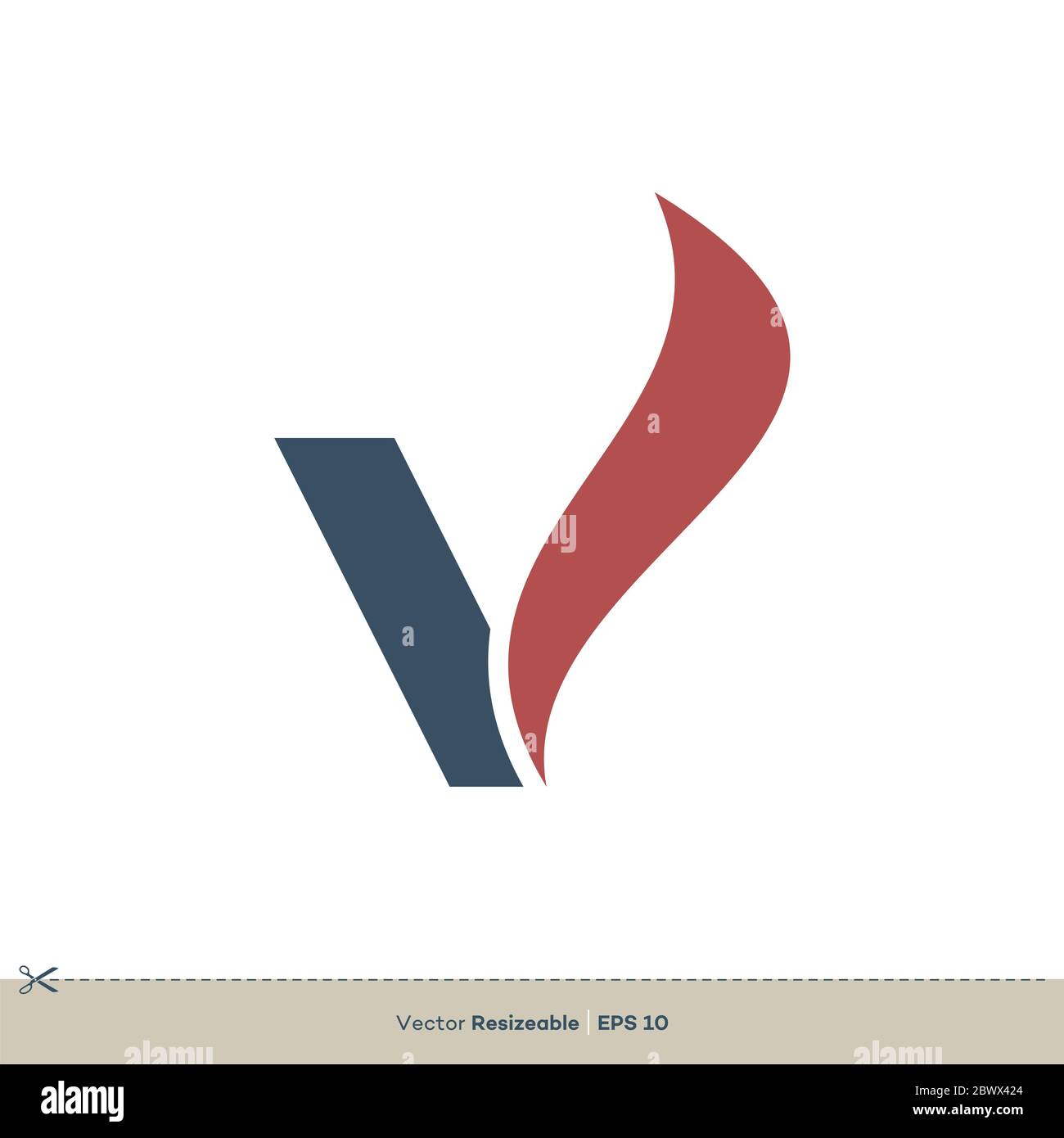 Letter V Logo Template Illustration Design. Vector EPS 10 Stock Photo ...