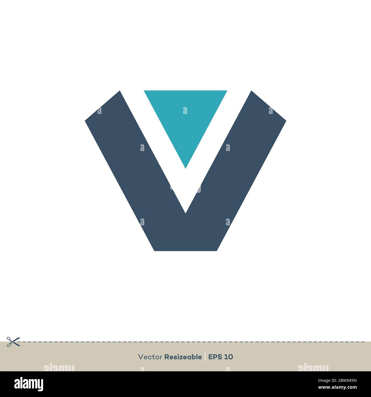 Letter V Logo Template Illustration Design. Vector EPS 10 Stock Photo ...