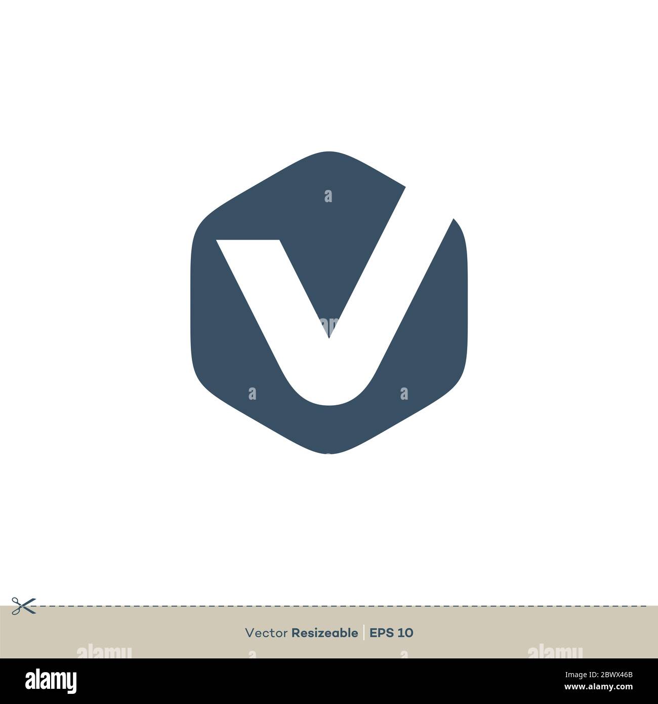 Letter V Logo Template Illustration Design. Vector EPS 10 Stock Photo ...