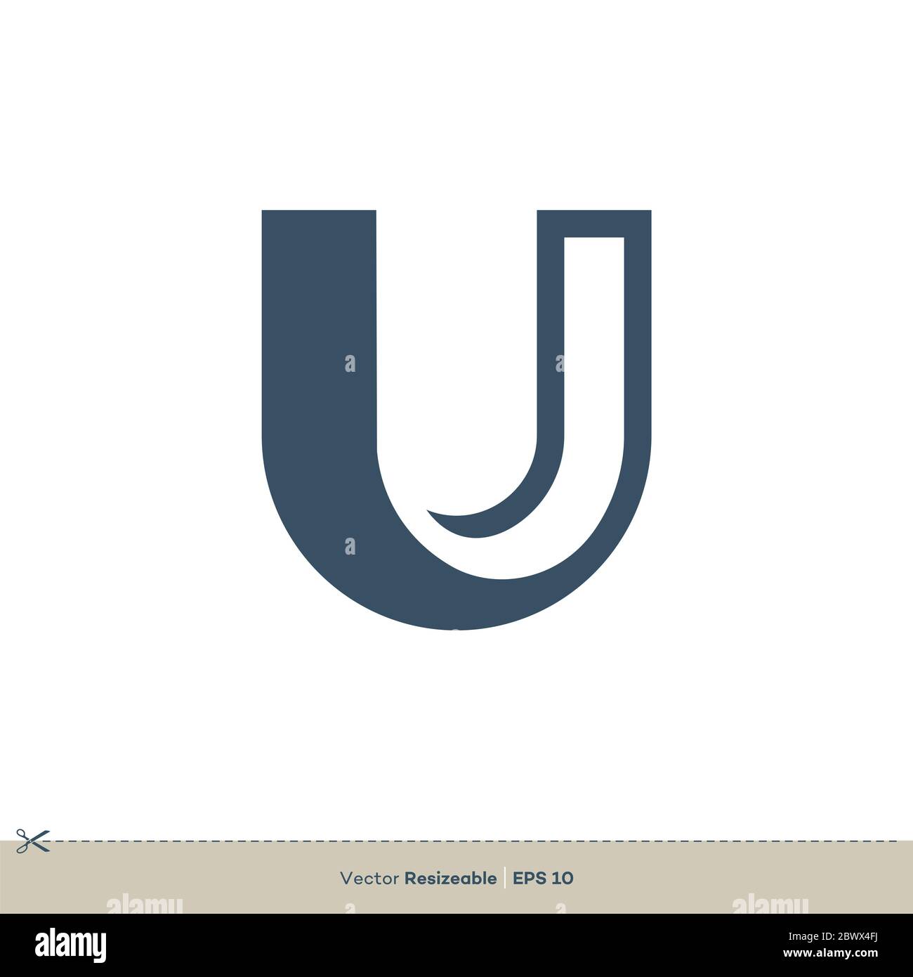 Letter U Logo Template Illustration Design. Vector EPS 10 Stock Photo ...