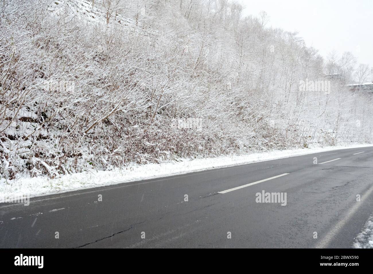 Background falling snow mist hi-res stock photography and images - Alamy