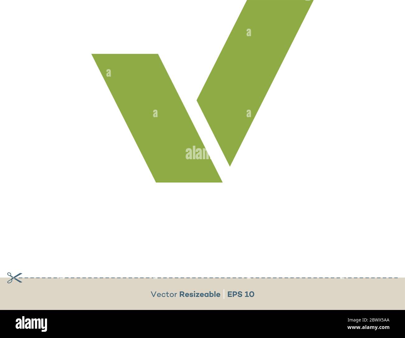 Letter V Logo Template Illustration Design. Vector EPS 10. Stock Vector
