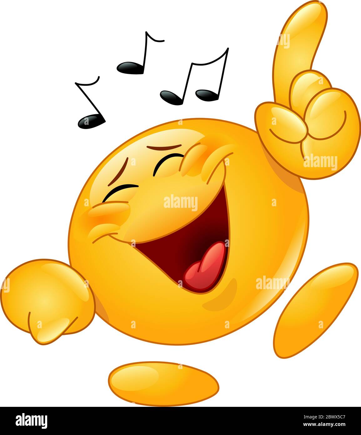 Music emoji icon vector vectors hi-res stock photography and images - Alamy