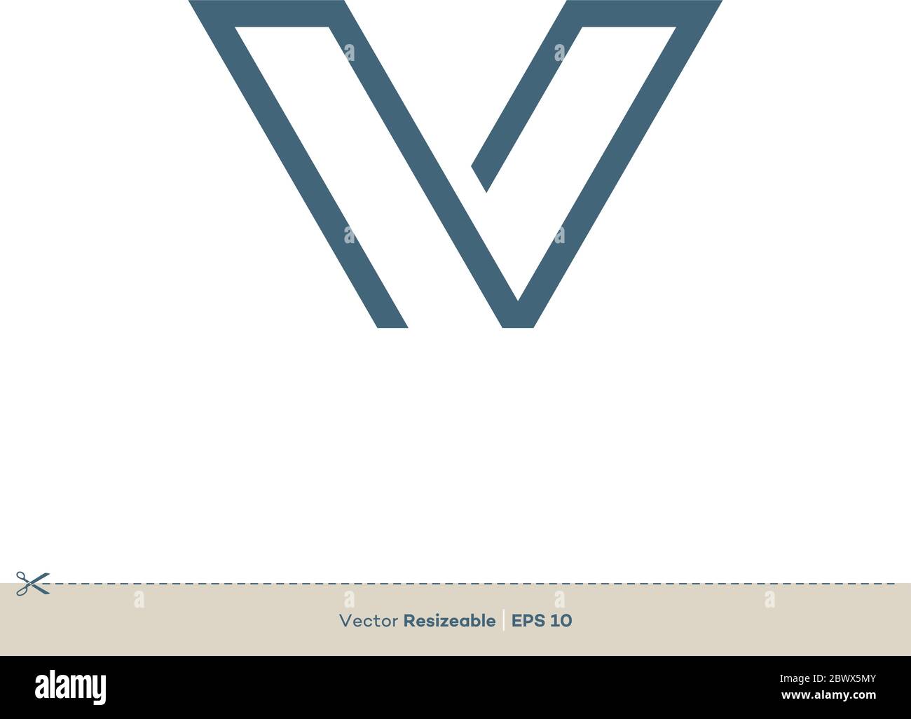 Letter V Logo Template Illustration Design. Vector EPS 10. Stock Vector
