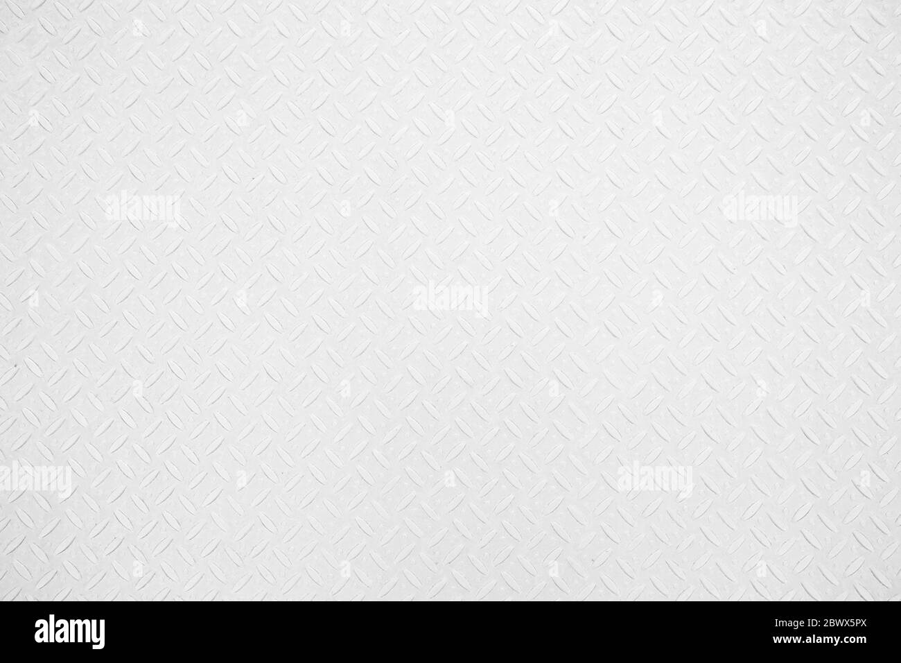 White Metal Diamond Plate Texture Background. Stock Photo