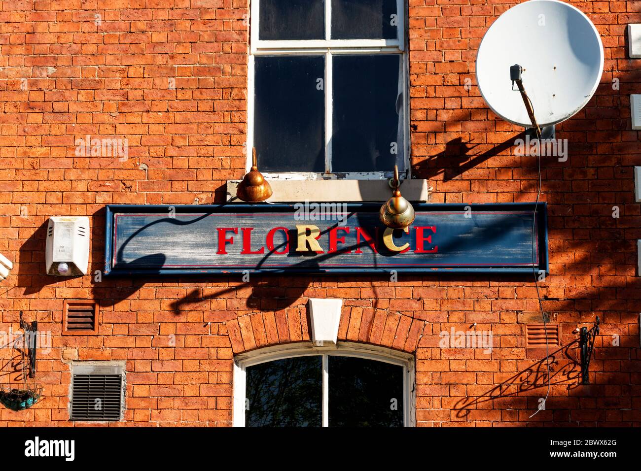 Florence. Moss Street, Blackburn Stock Photo Alamy