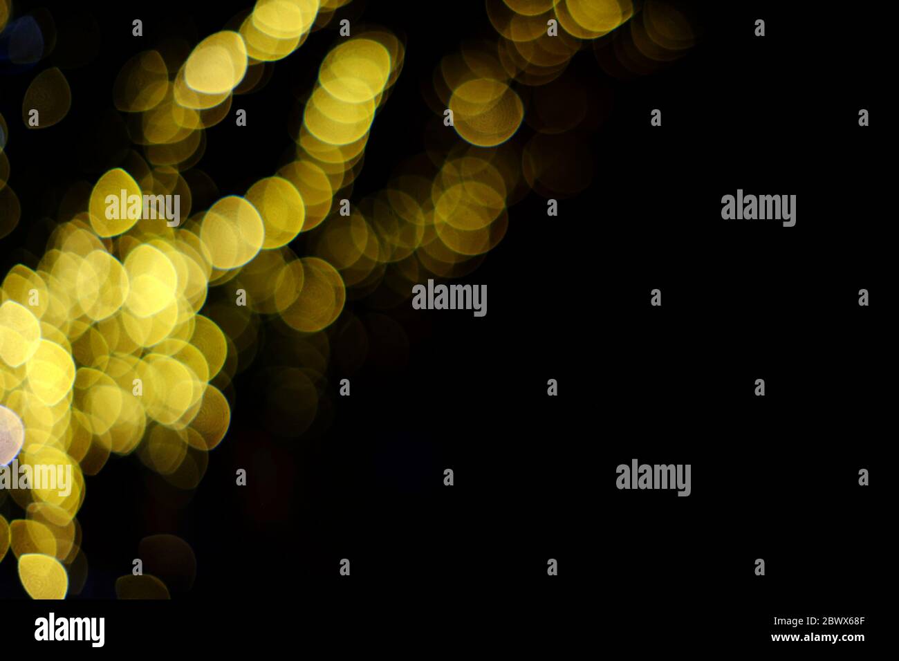 Abstract Beautiful Bokeh with Space for Text. Stock Photo