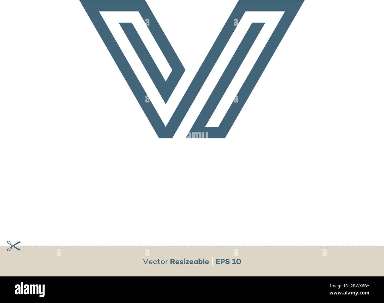 Letter V Logo Template Illustration Design. Vector EPS 10. Stock Vector