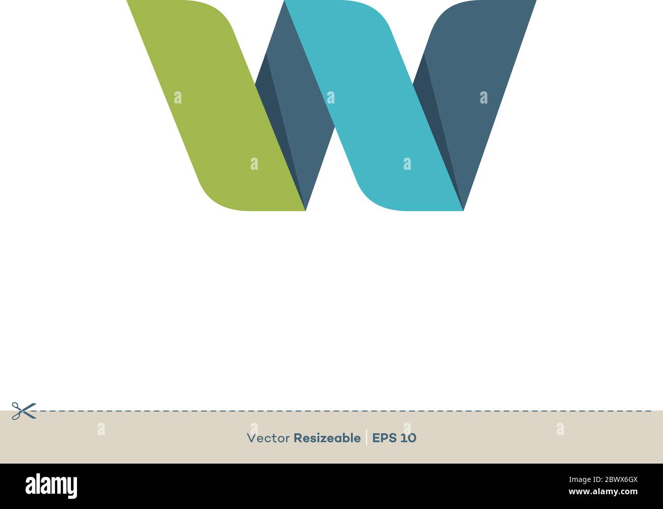 Letter W Logo Template Illustration Design. Vector EPS 10 Stock Vector ...