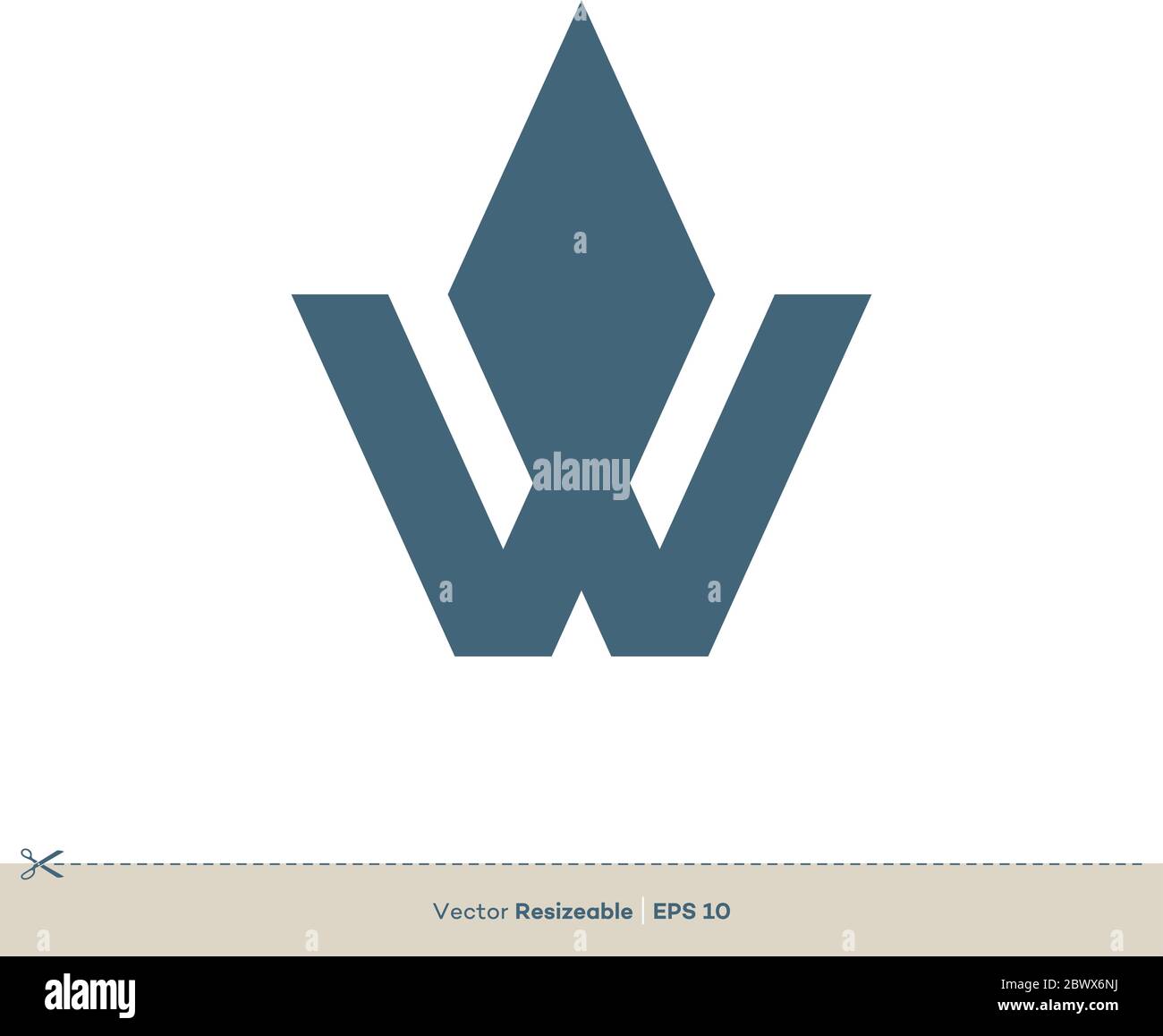 Letter W Logo Template Illustration Design. Vector EPS 10 Stock Vector ...