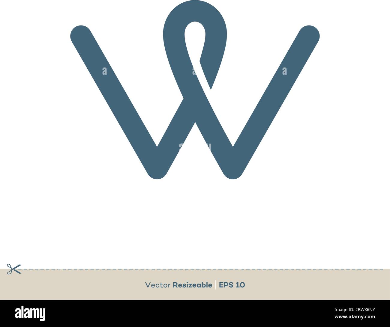 Letter W Logo Template Illustration Design. Vector EPS 10 Stock Vector ...