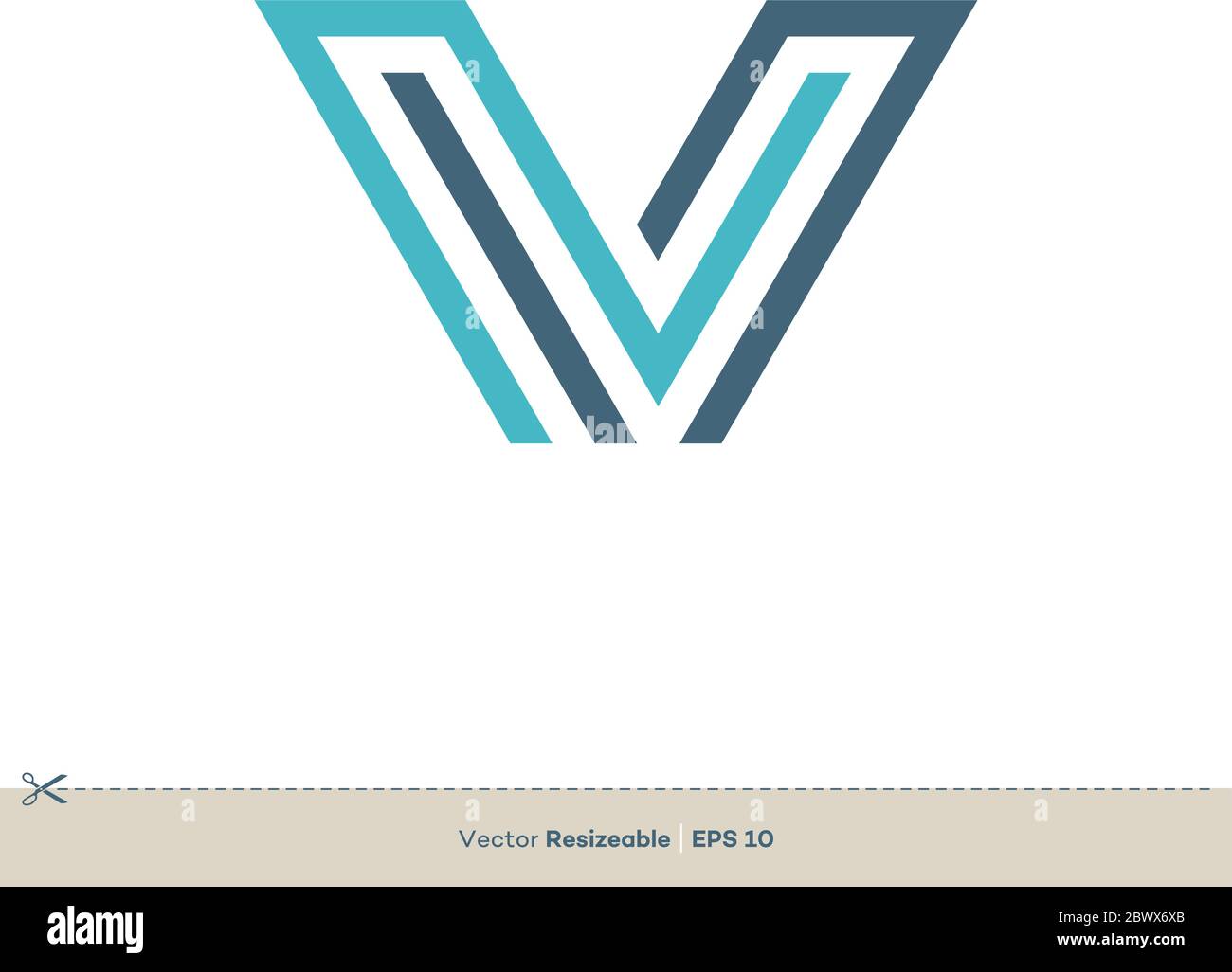 Letter V Logo Template Illustration Design. Vector EPS 10 Stock Vector ...