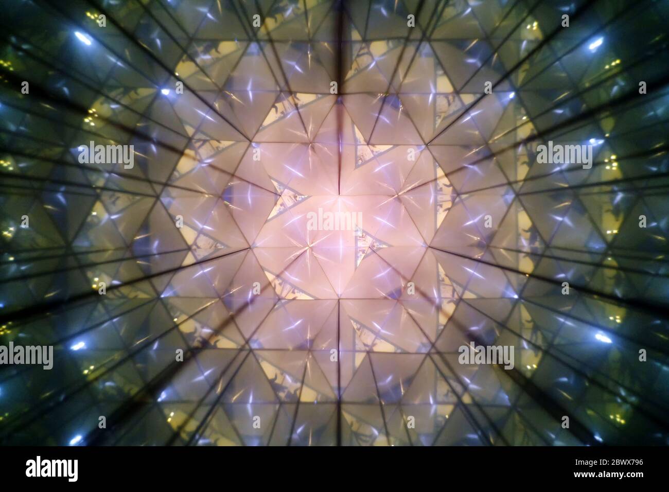 Close up Abstract Kaleidoscope Texture Background. Stock Photo
