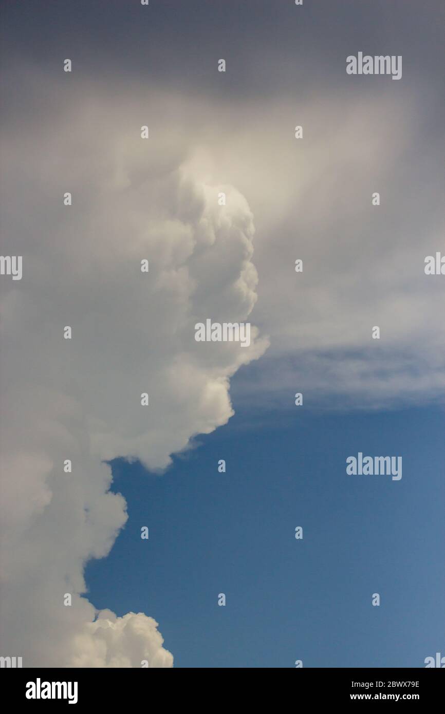 rain clouds in Liberty County, Florida,USA Stock Photo