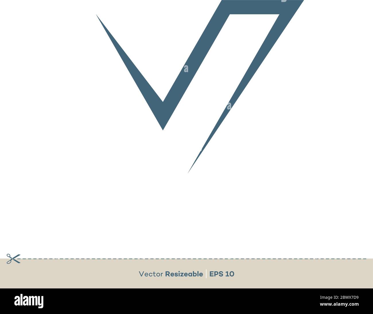 Letter V Logo Template Illustration Design. Vector EPS 10. Stock Vector
