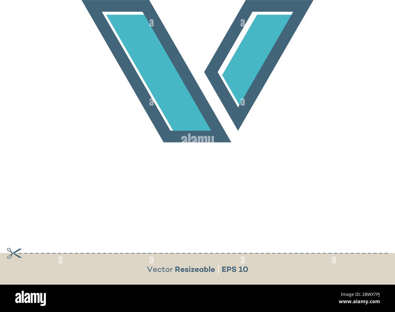 Letter V Logo Template Illustration Design. Vector EPS 10 Stock Vector ...