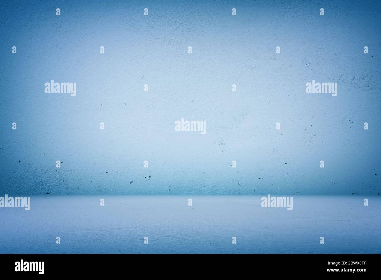 Abstract Blue Concrete Wall Texture Background. Stock Photo