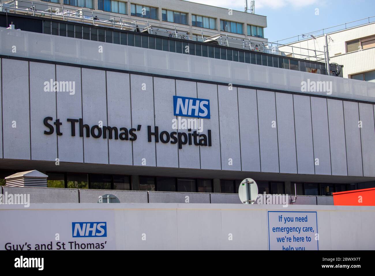 st thomas' hospital Stock Photo