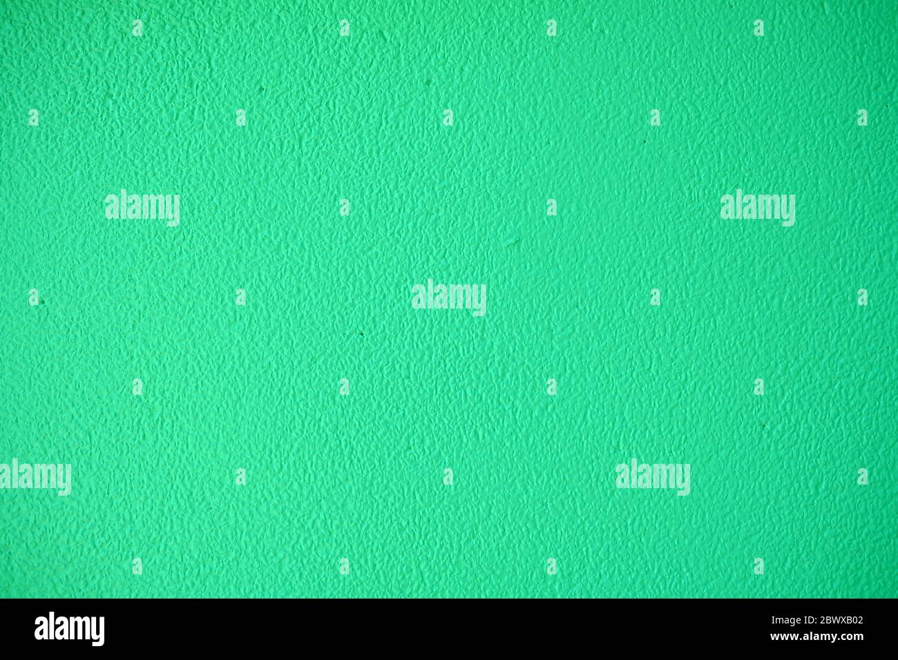 Green Plaster Stucco Wall Texture Background. Stock Photo