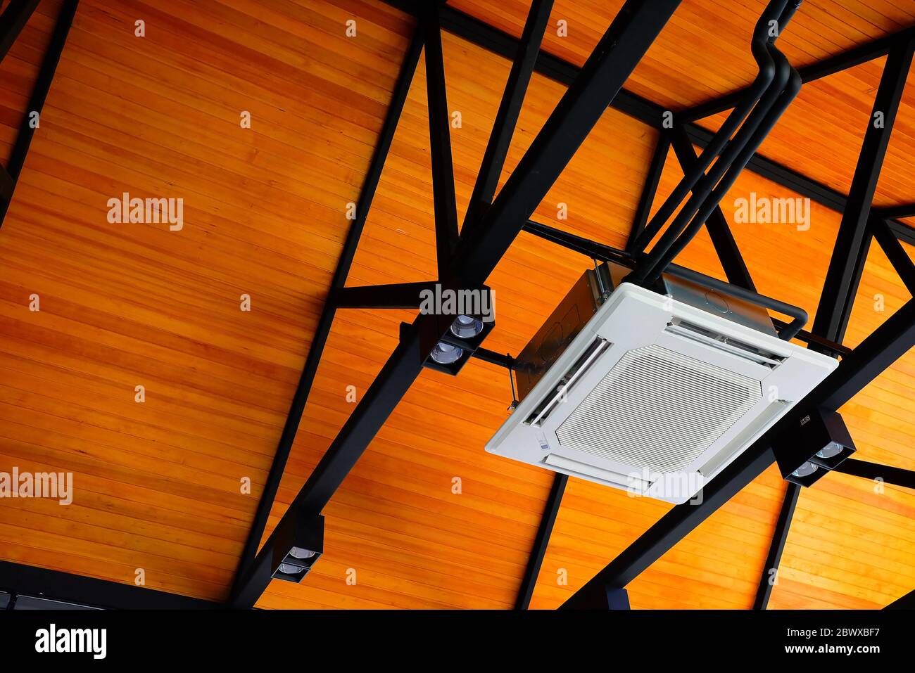 Ventilation Air Conditioner on Ceiling Stock Photo Alamy