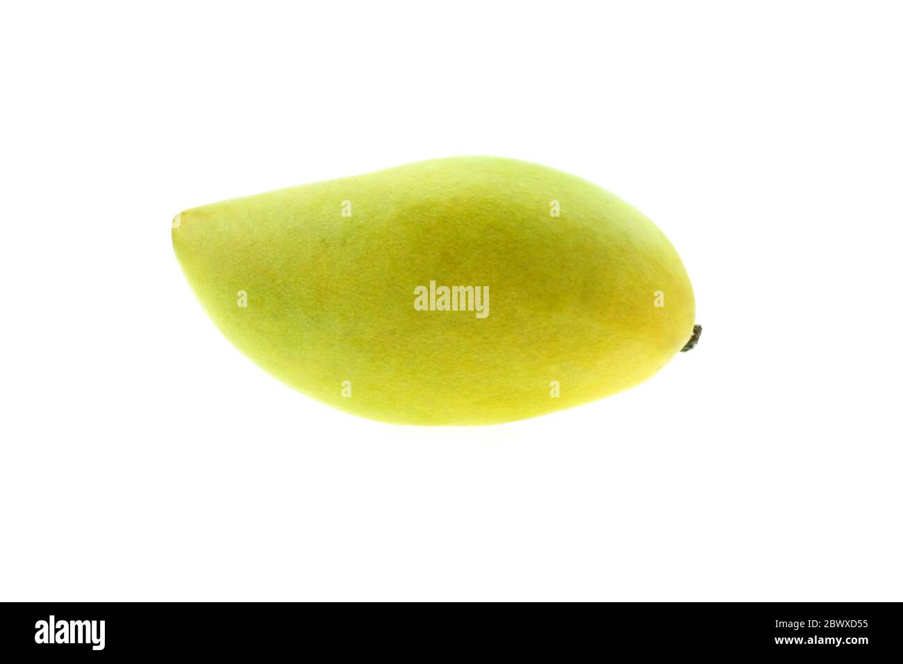 Ripe Mango Isolated on White Background Stock Photo - Alamy
