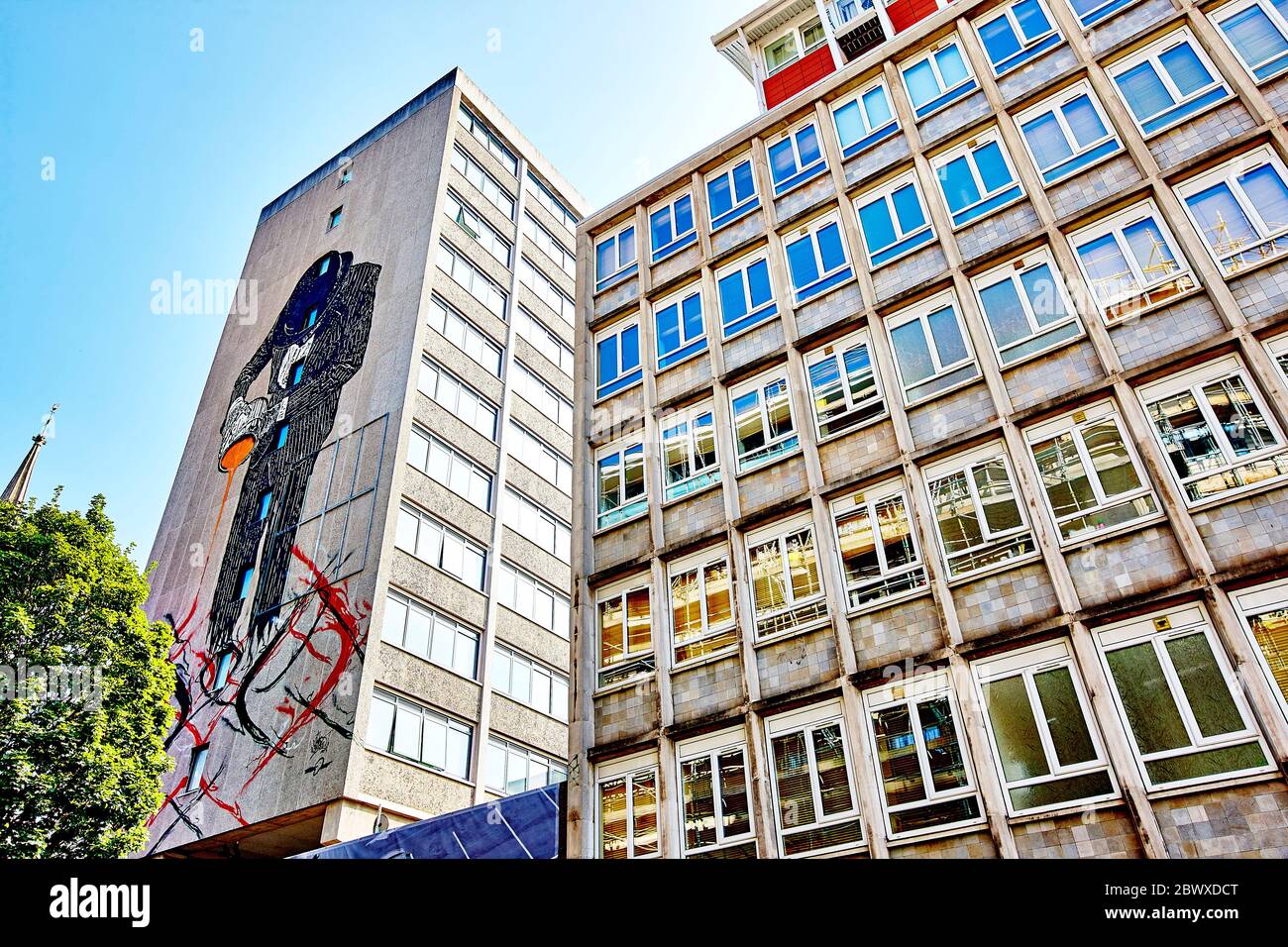 Nick Walker Street art, Bristol, UK, England Stock Photo - Alamy
