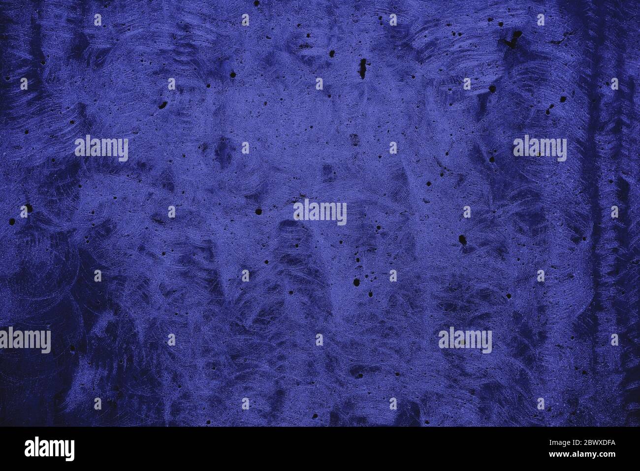 Beautiful Rough Phantom Blue Concrete Wall Texture Background. Stock Photo