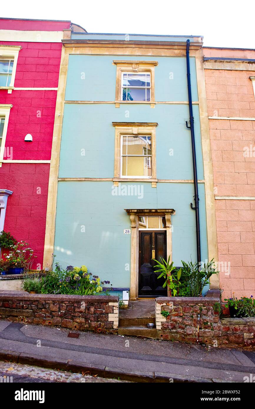 Colourful bristol homes hires stock photography and images Alamy