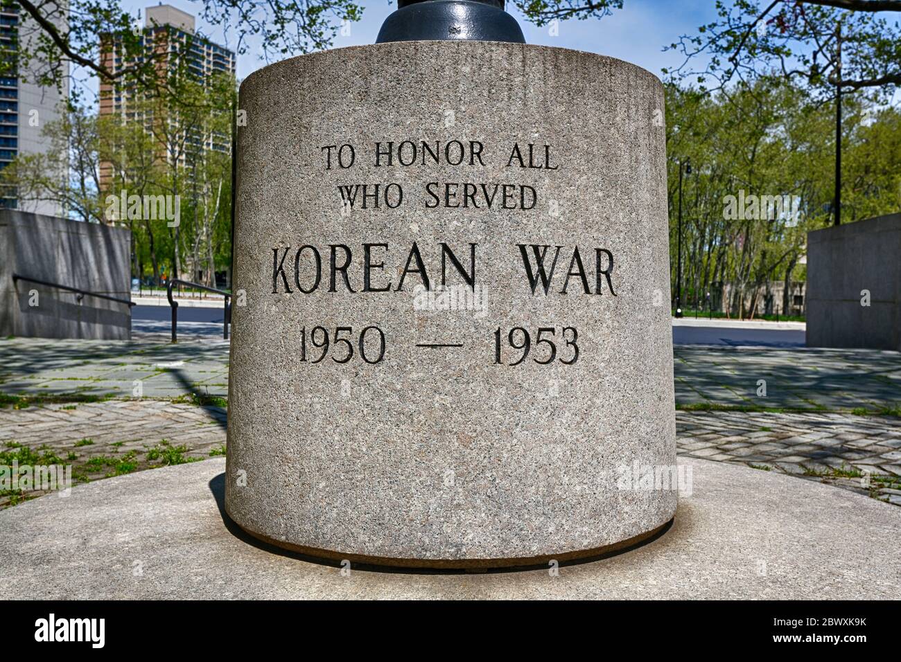 Brooklyn Korean War Memorial Stock Photo