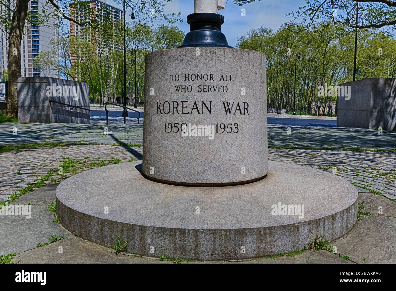 Brooklyn Korean War Memorial Stock Photo