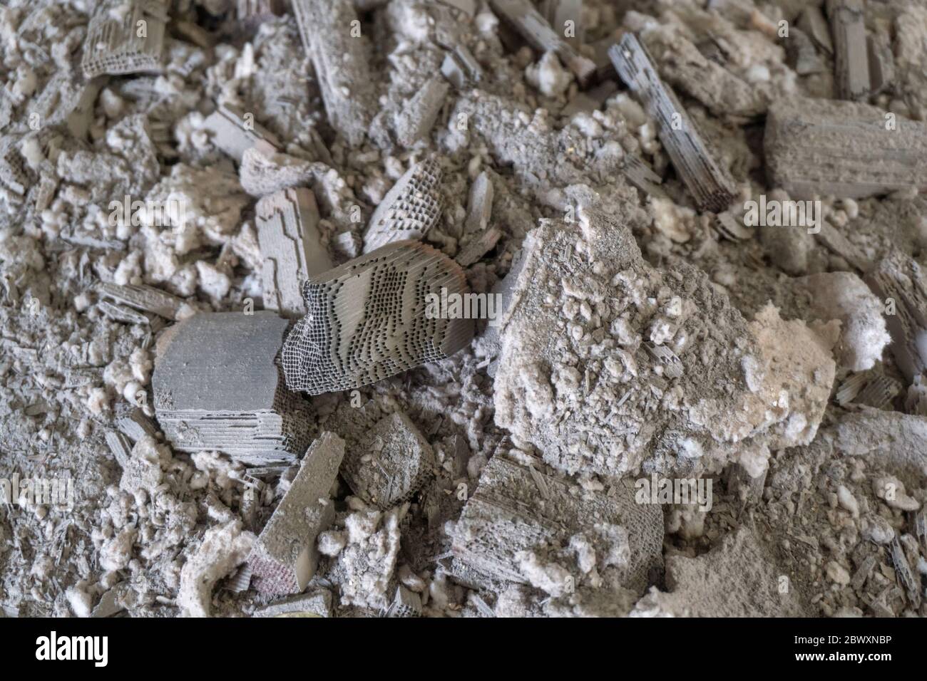 The core of each catalytic converter is an internal ceramic