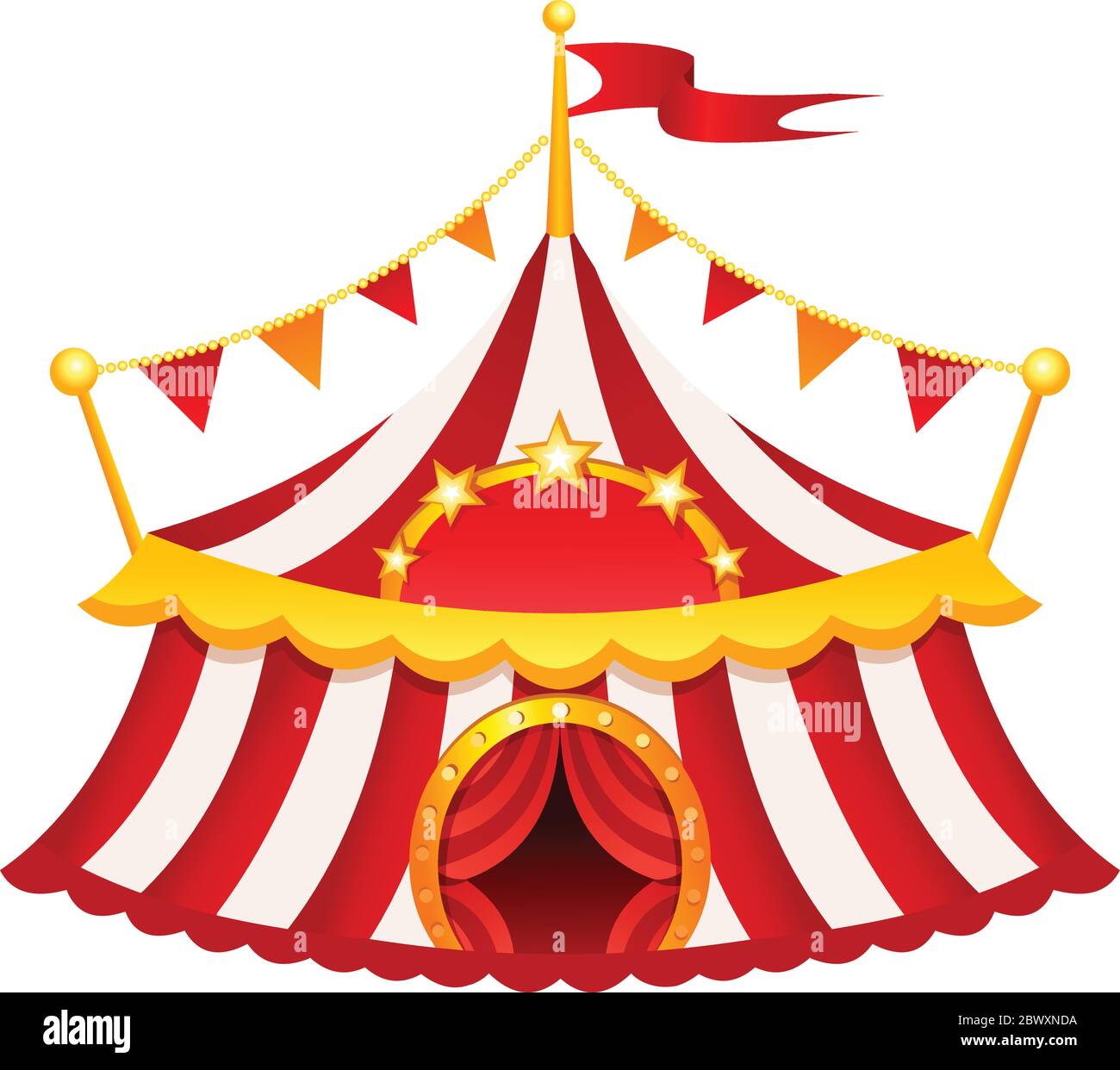 Circus tent Stock Vector