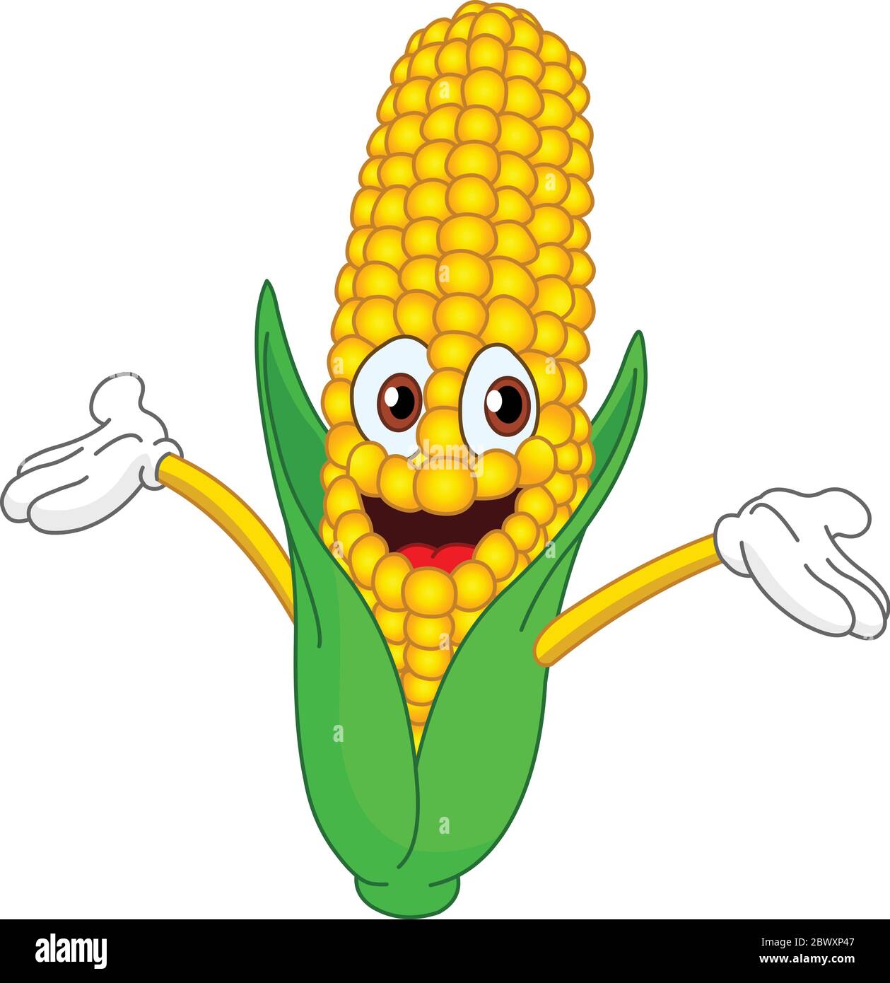 Corn cob cartoon hi-res stock photography and images - Alamy