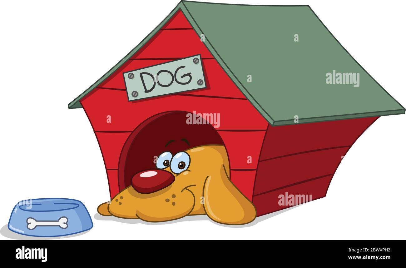 cartoon dog houses clipart urban