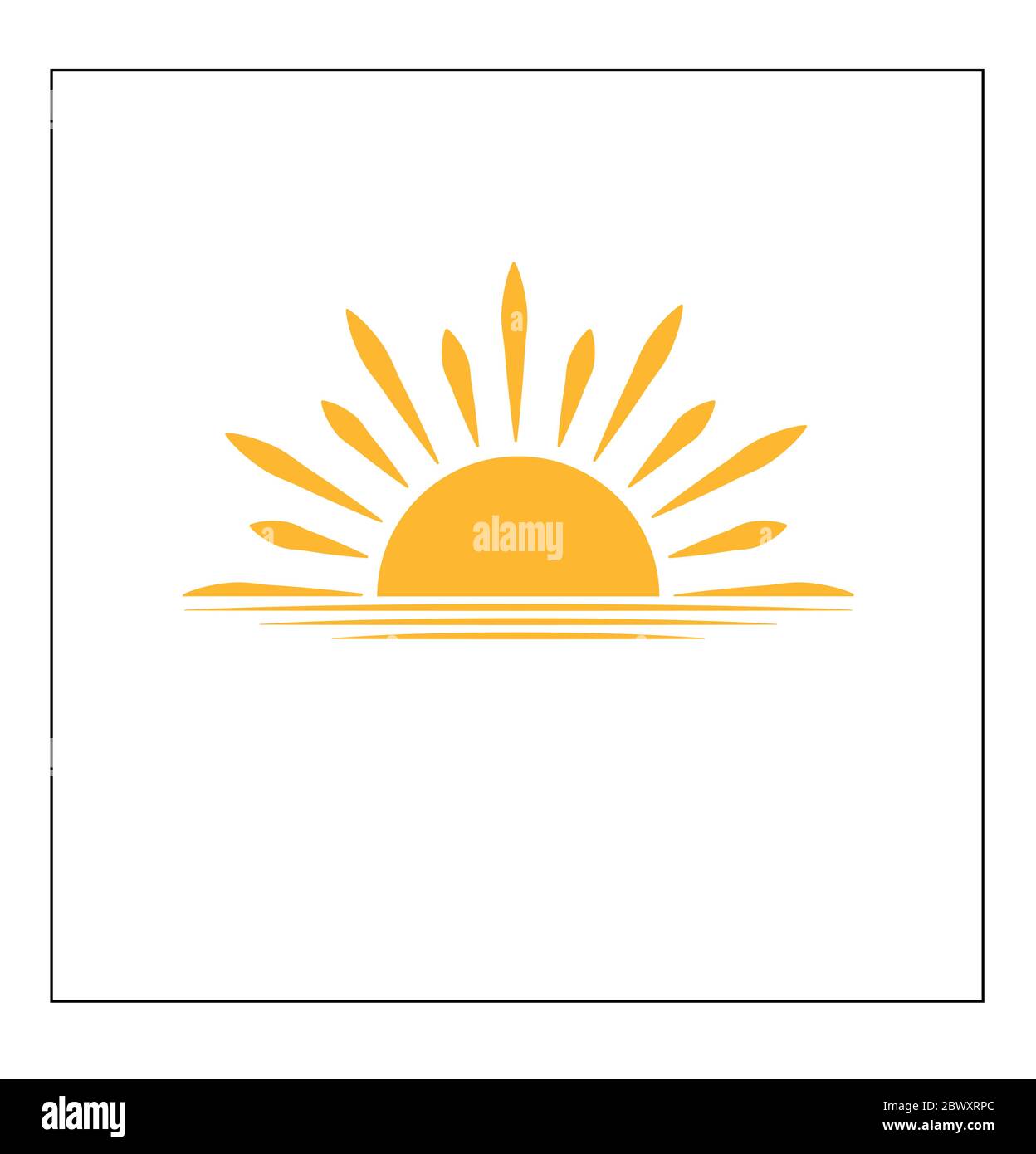 sun icon , flat vector eps10 Stock Vector Image & Art - Alamy