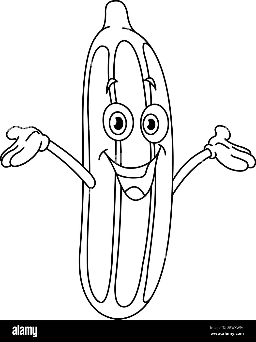 pickle clipart black and white