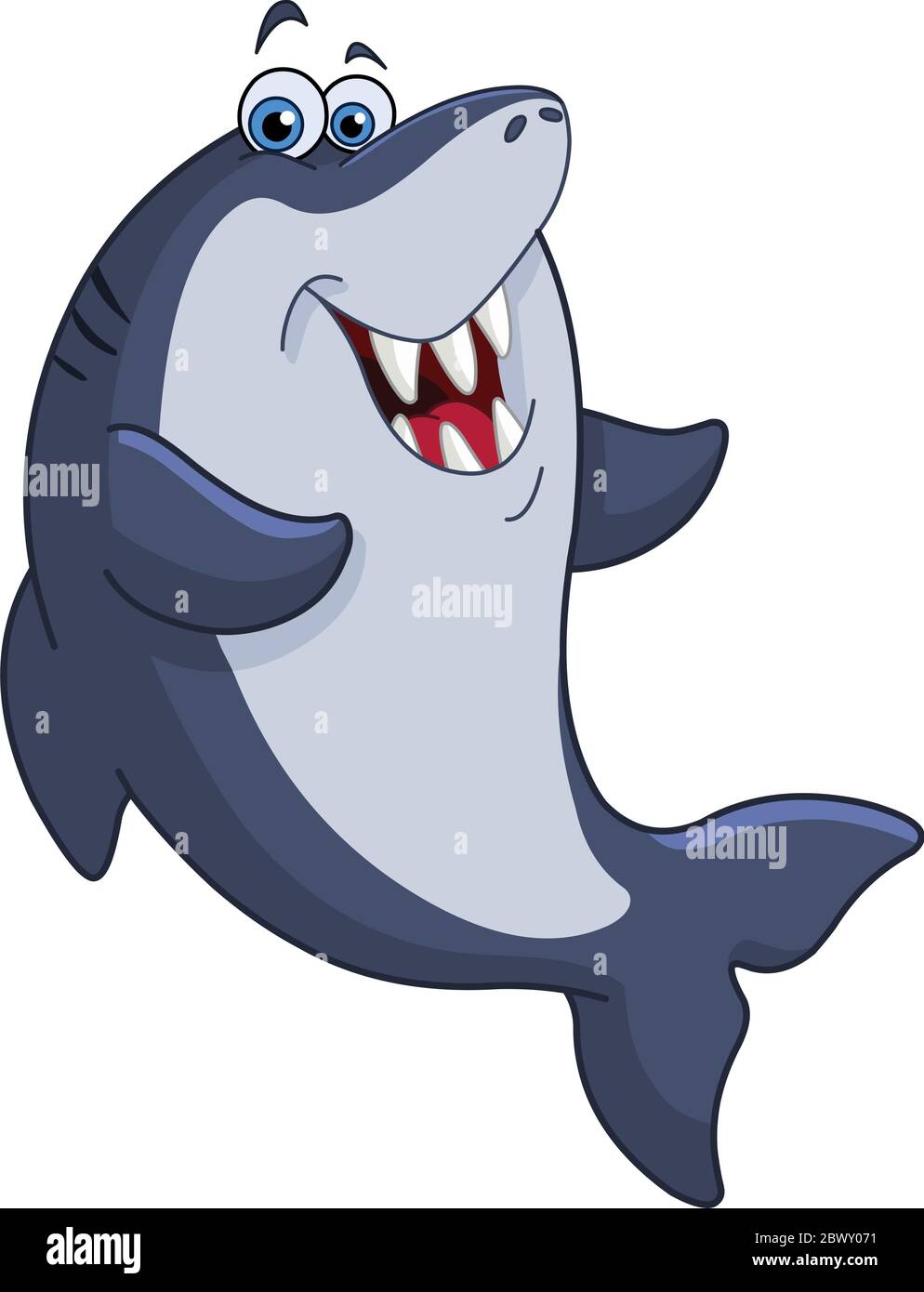 Cartoon character fish Cut Out Stock Images & Pictures - Alamy