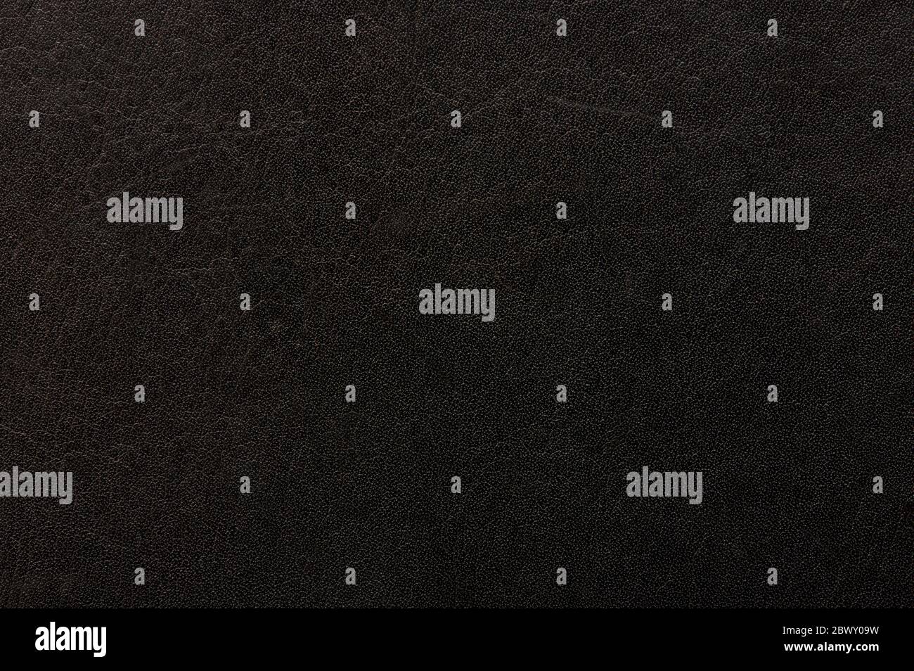 Premium black leather surface macro close up view Stock Photo