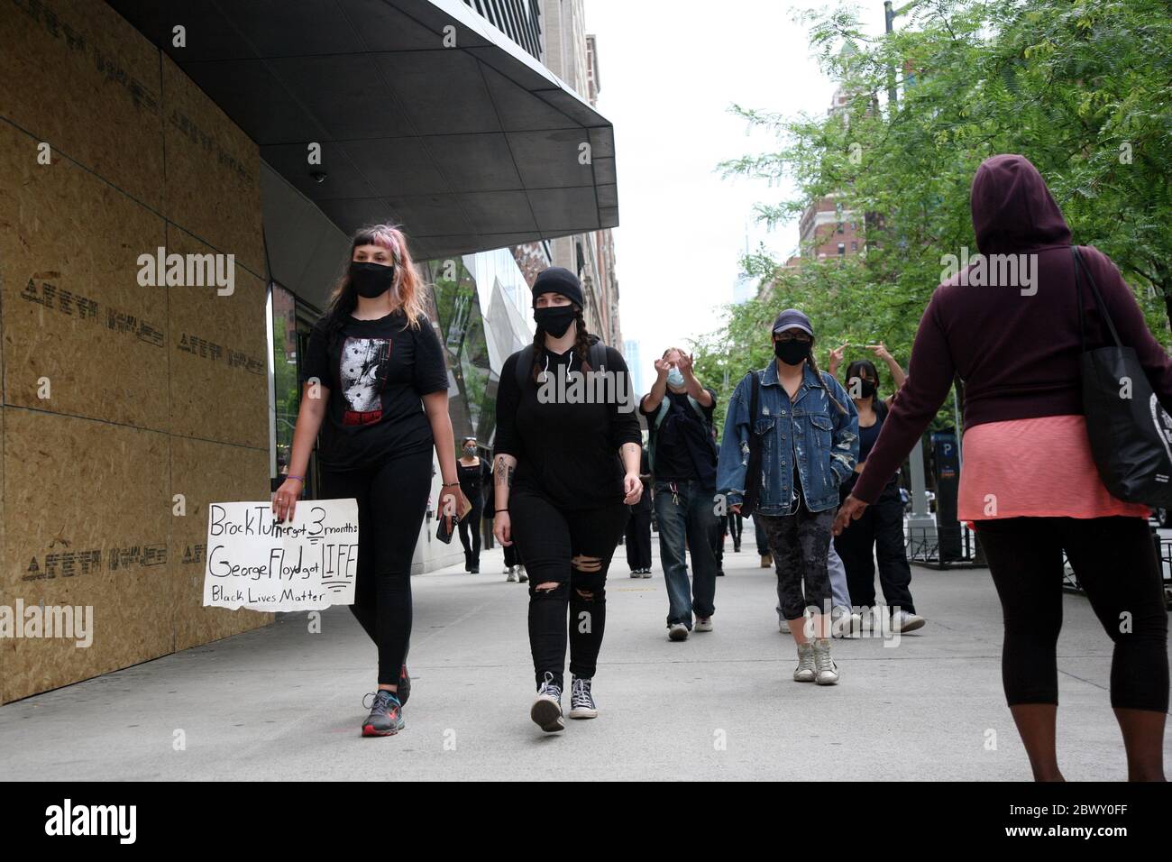 America in Turmoil, New York, USA Stock Photo - Alamy
