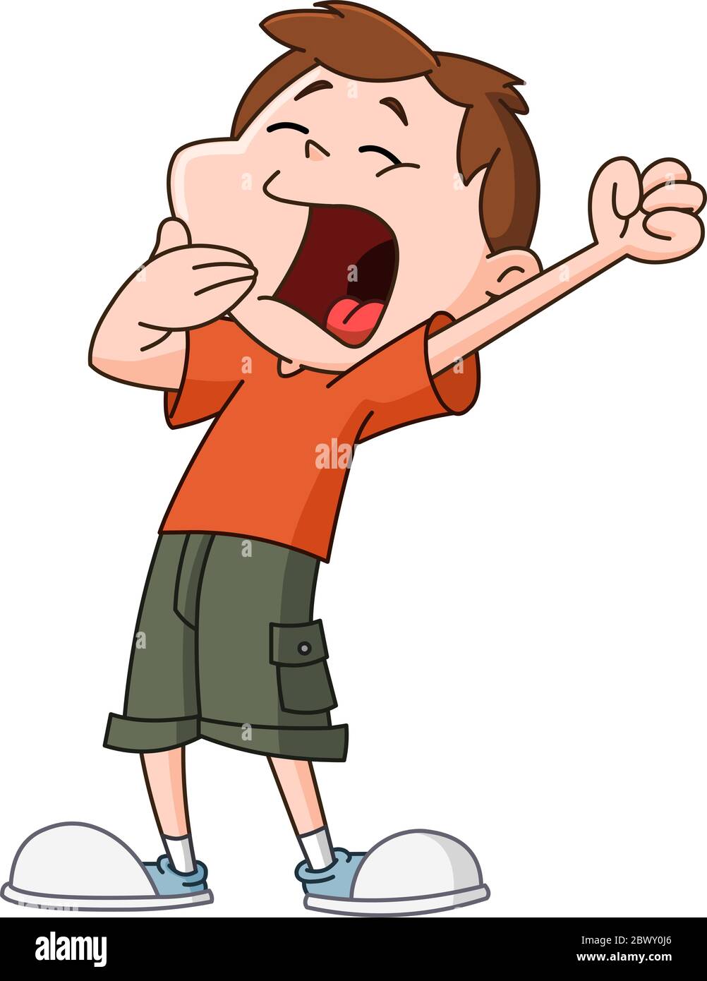 Yawning Stock Vector Images - Alamy