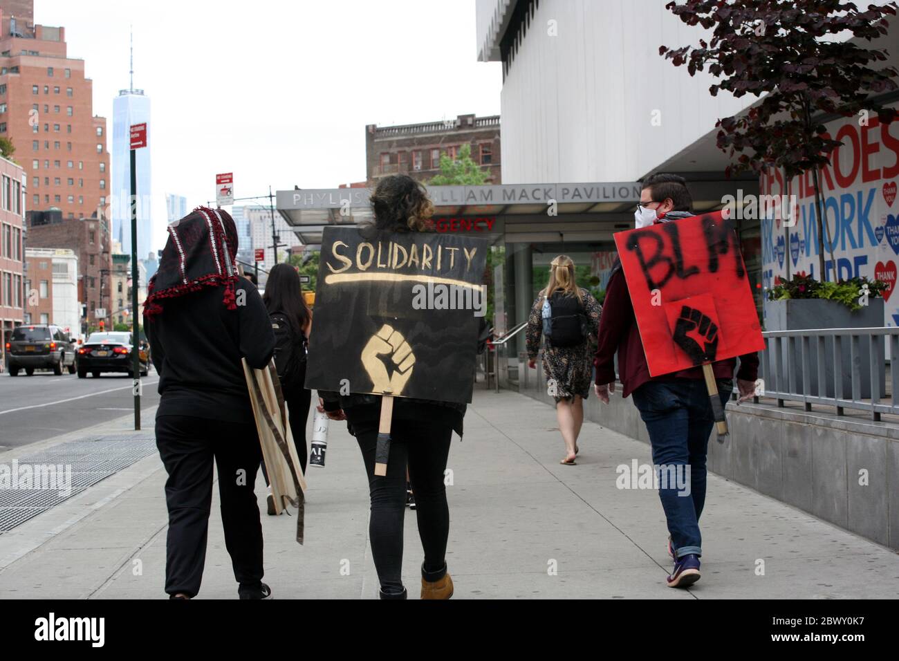 America in Turmoil, New York, USA Stock Photo - Alamy